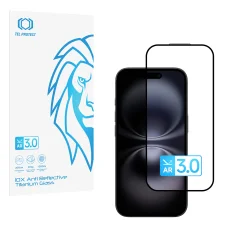 Tvrdené sklo Tel Protect 10X AR 3.0 AntiReflective Titanium pre iPhone 16 (obálka)