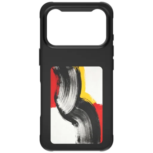 iPhone 17 Pro 4smarts E-Ink puzdro s NFC displejom a Qi2 čierne puzdro - 3