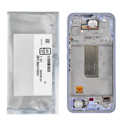 Samsung Galaxy A34 5G kijelző lila ServicePack LCD kijelző - 5