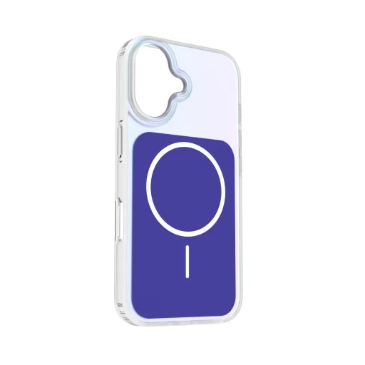 Puzdro na iPhone 16, puzdro Etteri Hidden Pearl, tmavomodré - 2