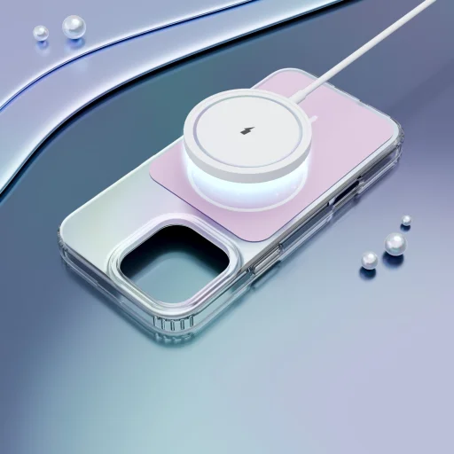 iPhone 16 Pro Etteri Hidden Pearl tok 6,3" rózsaszín tok - 6