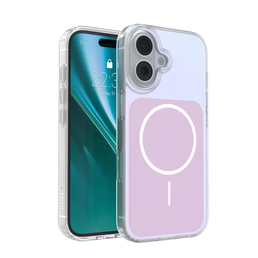 Puzdro na iPhone 16, puzdro Etteri Hidden Pearl, 6,1" ružové - 1