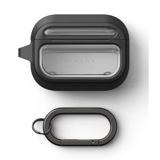 Apple AirPods Pro 3 Ringke Ux Magnetic MagSafe puzdro čierne/priehľadné - 3