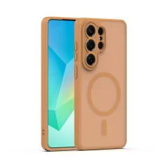 Samsung Galaxy S25 Ultra puzdro Mag Matt hnedé puzdro