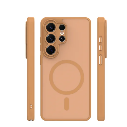 Samsung Galaxy S25 Ultra puzdro Mag Matt hnedé puzdro - 2