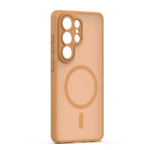 Samsung Galaxy S25 Ultra puzdro Mag Matt hnedé puzdro - 3