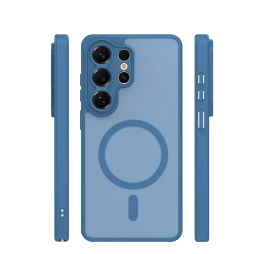 Puzdro na Samsung Galaxy S25 Ultra, Mag matné tmavomodré - 2