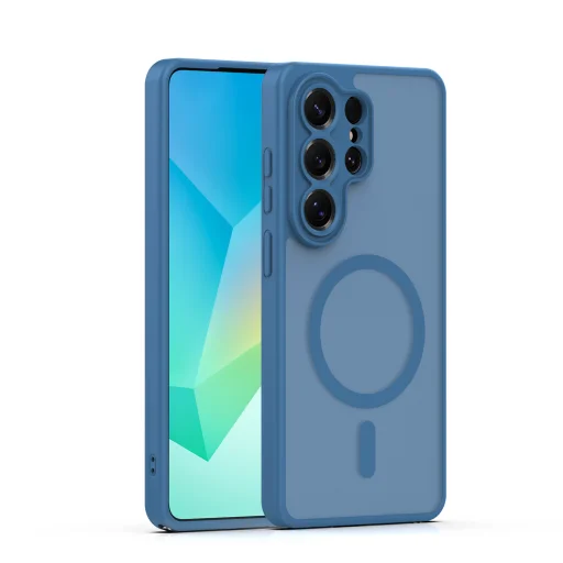 Puzdro na Samsung Galaxy S25 Ultra, Mag matné tmavomodré - 1