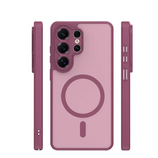 Samsung Galaxy S25 Ultra puzdro Mag Matt bordové puzdro - 2