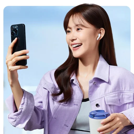 Anker - Bezdrôtové slúchadlá SoundCore K20i (A3994G11) - Bluetooth 5.3, Duálny mikrofón, Potlačenie hluku, IPX5 - Čierne - 3