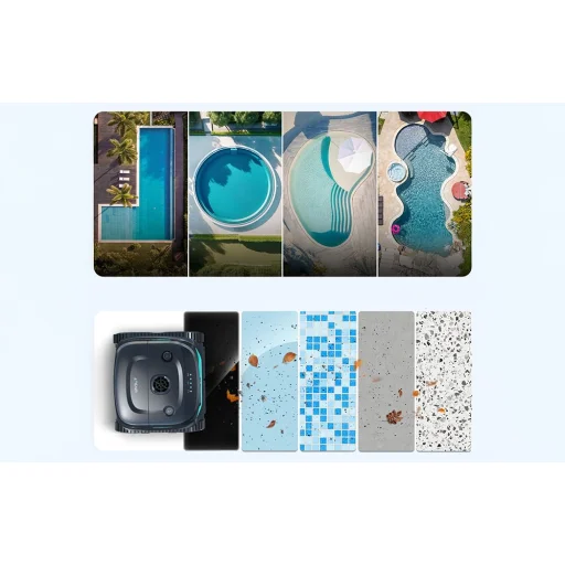 Wybot C2PRO vezeték nélküli medencetisztító robot - 7