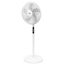 HOME SF16C stojanový ventilátor, 50 W, priemer lopatiek 40 cm, 3 stupne, funkcia oscilácie, biely