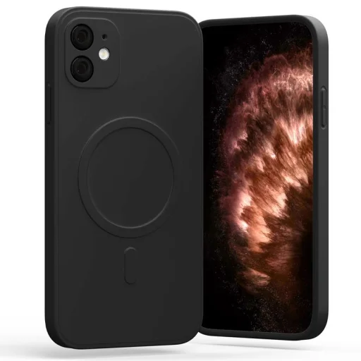 Samsung Galaxy A37 Mercury Semi-Silicon MagSafe puzdro čierne - 1