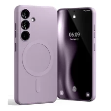 Samsung Galaxy A37 puzdro Mercury Semi-Silicon MagSafe puzdro fialové