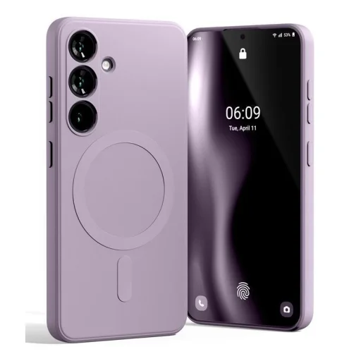 Samsung Galaxy A37 puzdro Mercury Semi-Silicon MagSafe puzdro fialové - 1