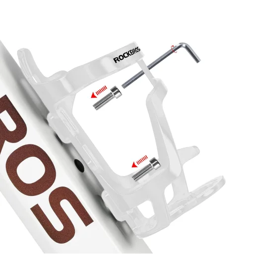 Rockbros 31210012002 biciklis kulacstartó - fehér - 2