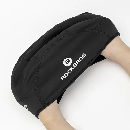 Rockbros Dala téli kerékpáros sapka szemüveglyukakkal - Szürke - 9