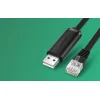 USB-RJ45 CM204 konzolkábel 3m fekete thumbnail