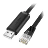 USB-RJ45 CM204 konzolový kábel 3m čierny thumbnail