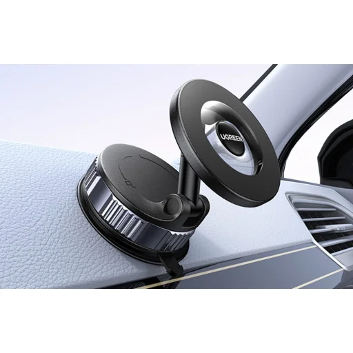 Držiak na telefón do auta na palubnú dosku, čierny - 3