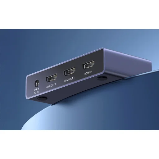 CM694 HDMI osztó 1 be 2 ki 8K 60Hz Fekete - 2