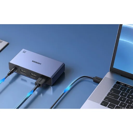 CM694 HDMI osztó 1 be 2 ki 8K 60Hz Fekete - 3