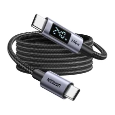L530 USB-C kábel 240W 480Mbps 3m Sivý