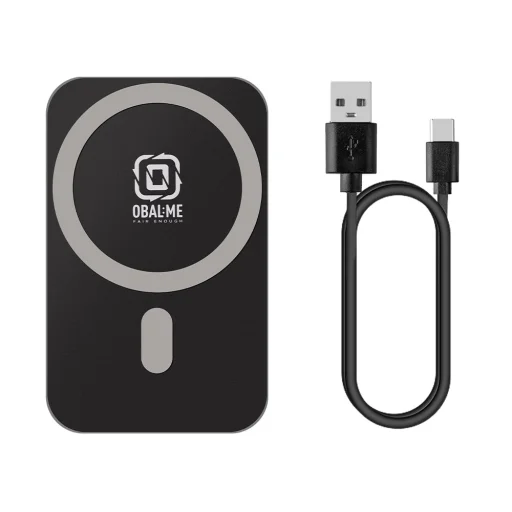 OBAL:ME MagNetix Plate Bezdrôtový držiak na telefón do auta 15W čierny - 5