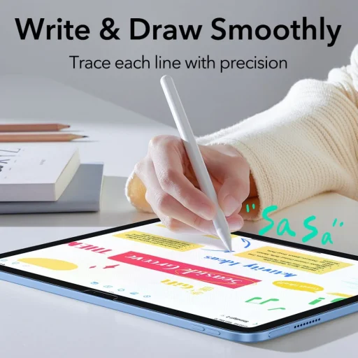 iPad 10.9 2022 ochranné sklo ESR Paper Feel 2-pack Priehľadné - 3