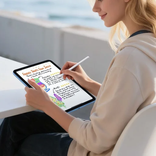 iPad 10.9 2022 ochranné sklo ESR Paper Feel 2-pack Priehľadné - 7