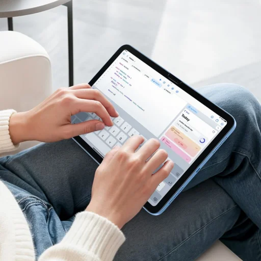 iPad 10.9 2022 ochranné sklo ESR Paper Feel 2-pack Priehľadné - 8