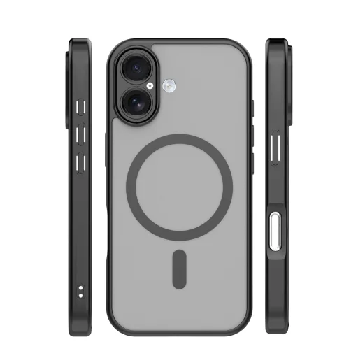 iPhone 17 6,3'' Mag matné čierne puzdro - 3