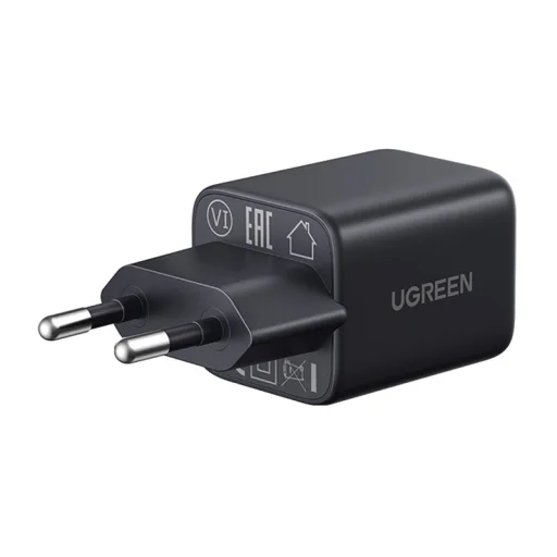 X514 20W USB USB-C GaN Nabíjačka Čierna - 3