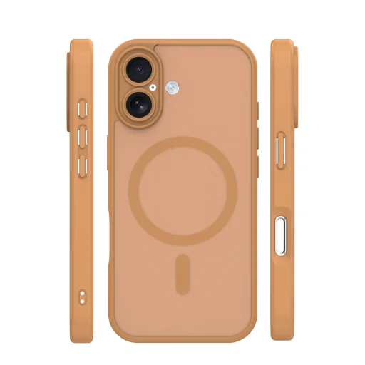 iPhone 17 puzdro Mag Matt hnedé - 3