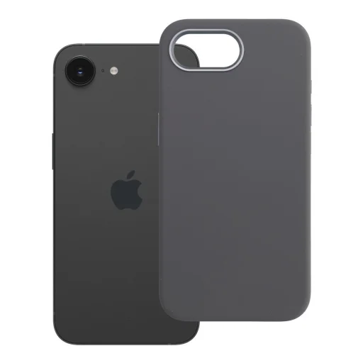 iPhone 16e (SE4 2025) / 17e Forcell F-Protect Frame prémiové puzdro kompatibilné s MagSafe, sivé - 9