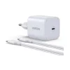 Ugreen X524 45W USB-C GaN nabíjačka biela + 1m kábel thumbnail