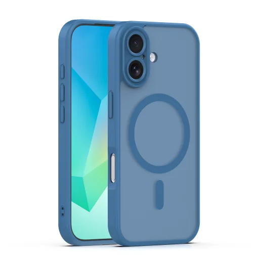 iPhone 17 puzdro Mag Matt puzdro, 6,3'' tmavomodré - 1