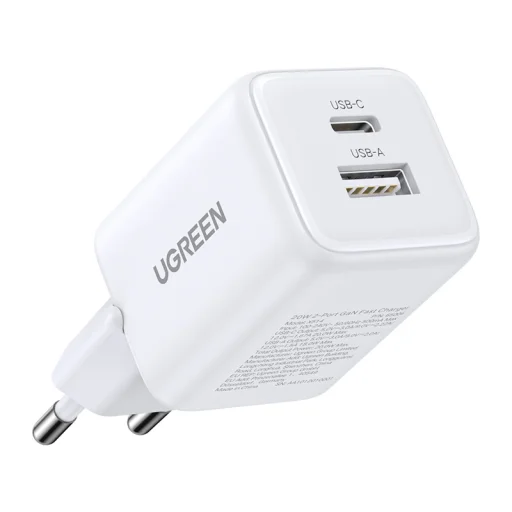 X514 20W USB USB-C GaN Nabíjačka Biela - 1