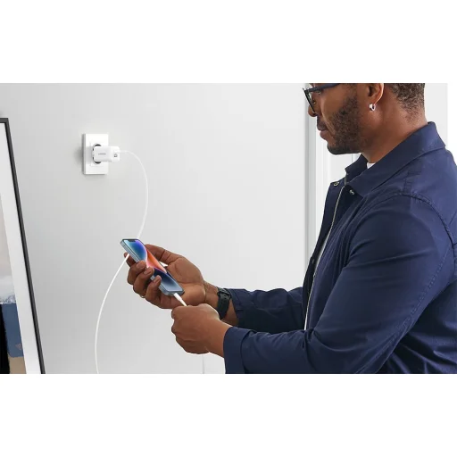 X514 20W USB USB-C GaN Nabíjačka Biela - 8