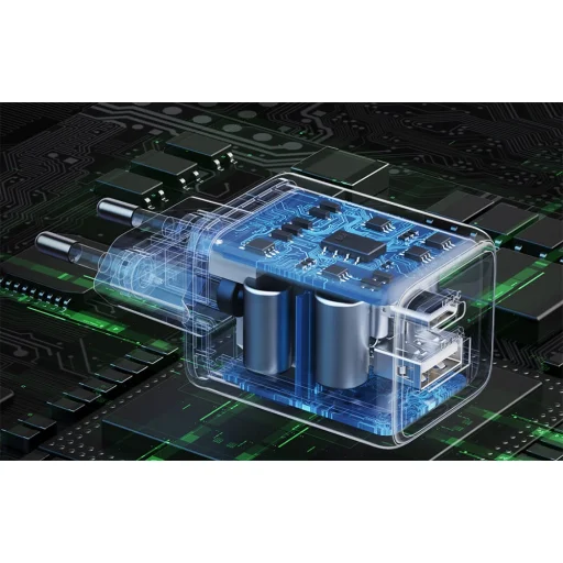 X514 20W USB USB-C GaN Nabíjačka Biela - 10