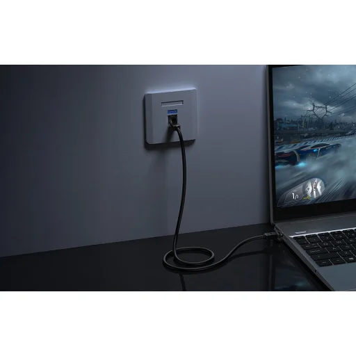 NW102 Cat 6 U/UTP Lan Kábel 30m Fekete - 4