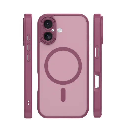 iPhone 17 Mag matné puzdro 6,3'' bordové - 3