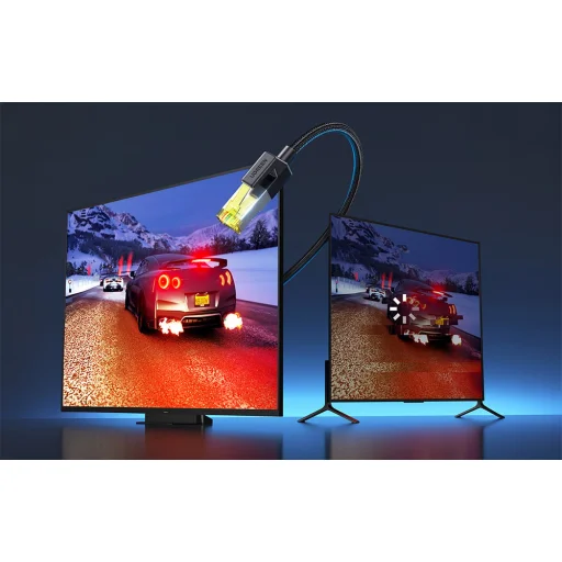 NW150 Cat 7 Ethernetový kábel opletaný, čistá meď 10m čierny - 7