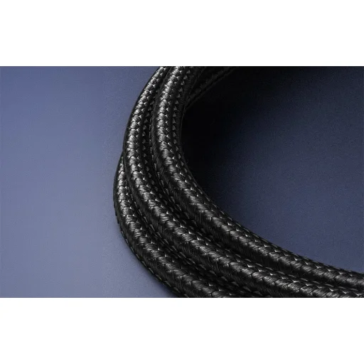 NW150 Cat 7 Ethernet kábel fonott, tiszta réz 10m fekete - 6