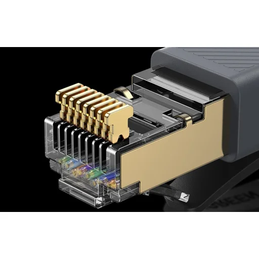 NW343 Cat8 F/FTP ethernetový kábel 1m - 7