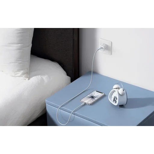 Ugreen L534 USB-C kábel 1m strieborno-biely - 7