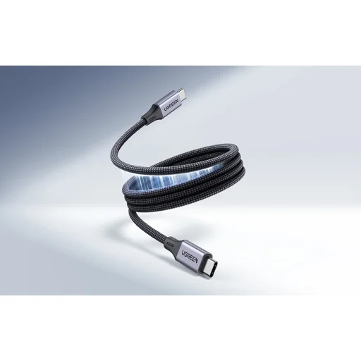 Sivý L520 USB-C magnetický kábel PD 100W - 2