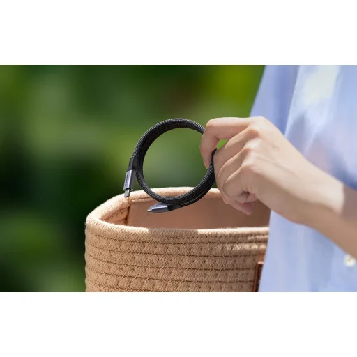 Sivý L520 USB-C magnetický kábel PD 100W - 3