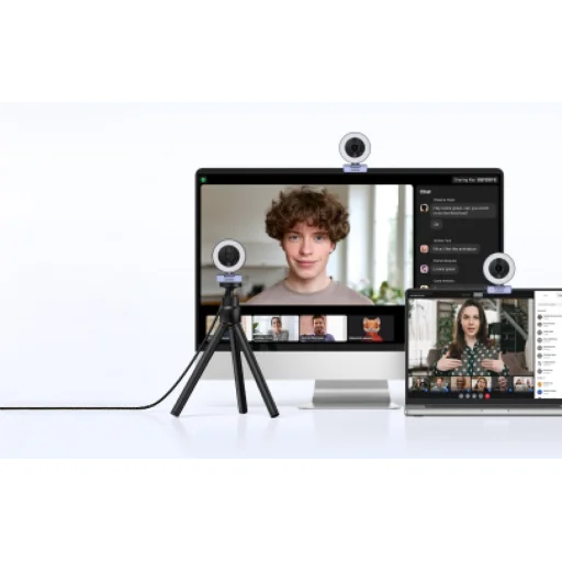 CM910 USB 2K 30FPS Webkamera s osvetlením - 7