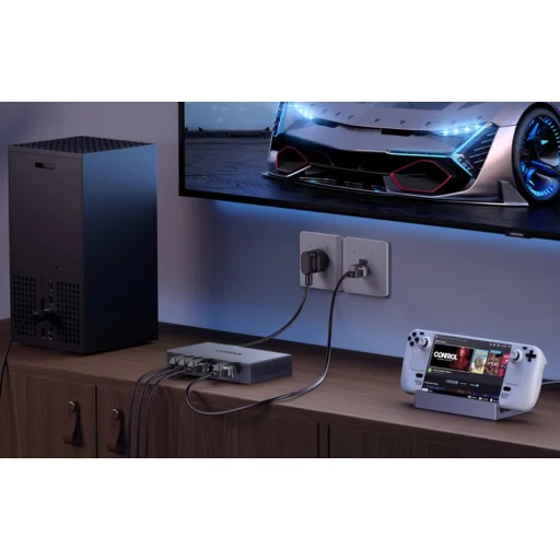 Ugreen CM741 6-Port Gigabites Ethernet Switch PoE támogatással - 7